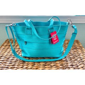 NEW Harveys Mini Streamline Turquoise Handbag